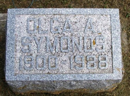 SYMONDS, OLGA A. - Winneshiek County, Iowa | OLGA A. SYMONDS 