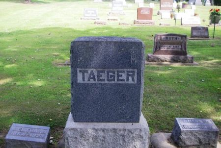 TAEGER, CHAS W. FAMILY STONE - Winneshiek County, Iowa | CHAS W. FAMILY STONE TAEGER 