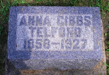 GIBBS TELFORD, ANNA - Winneshiek County, Iowa | ANNA GIBBS TELFORD 
