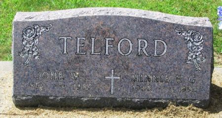 TELFORD, JOHN W. - Winneshiek County, Iowa | JOHN W. TELFORD 
