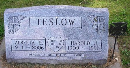 TESLOW, HAROLD J. - Winneshiek County, Iowa | HAROLD J. TESLOW 