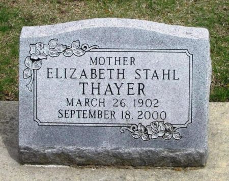 THAYER, ELIZABETH - Winneshiek County, Iowa | ELIZABETH THAYER 