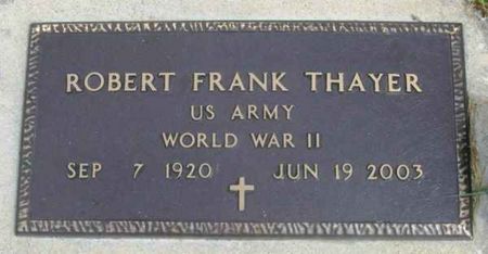 THAYER, ROBERT FRANK - Winneshiek County, Iowa | ROBERT FRANK THAYER 