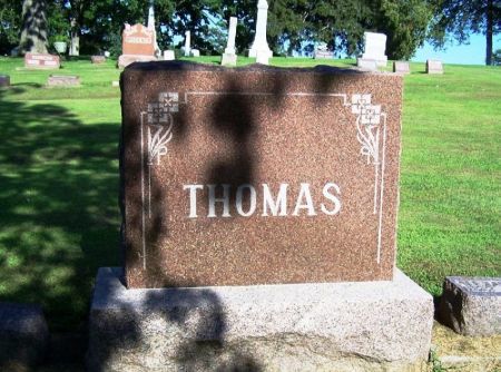 THOMAS, ALEXANDER D. FAMILY STONE - Winneshiek County, Iowa | ALEXANDER D. FAMILY STONE THOMAS 