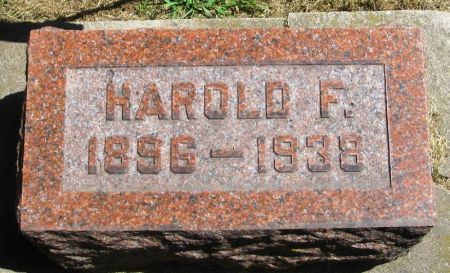 THOMPSON, HAROLD F. - Winneshiek County, Iowa | HAROLD F. THOMPSON 