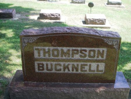 THOMPSON - BUCKNELL, FAMILY STONE - Winneshiek County, Iowa | FAMILY STONE THOMPSON - BUCKNELL 