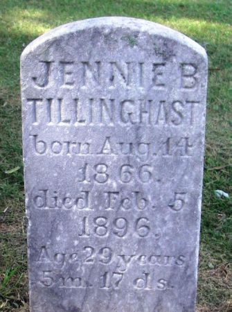 TILLINGHAST, JENNIE B. - Winneshiek County, Iowa | JENNIE B. TILLINGHAST 