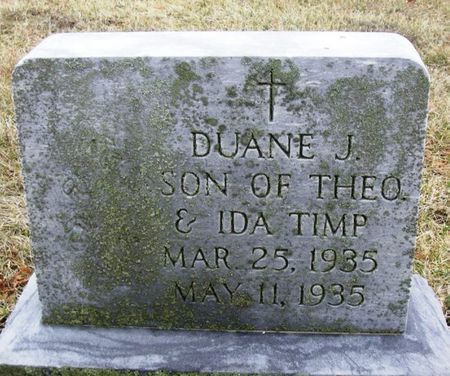 TIMP, DUANE J. - Winneshiek County, Iowa | DUANE J. TIMP 