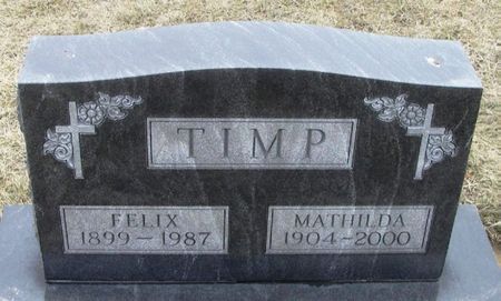 LEFERINK TIMP, MATHILDA - Winneshiek County, Iowa | MATHILDA LEFERINK TIMP 