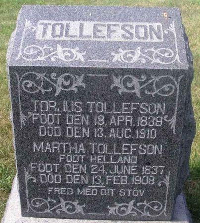 TOLLEFSON, MARTHA - Winneshiek County, Iowa | MARTHA TOLLEFSON 