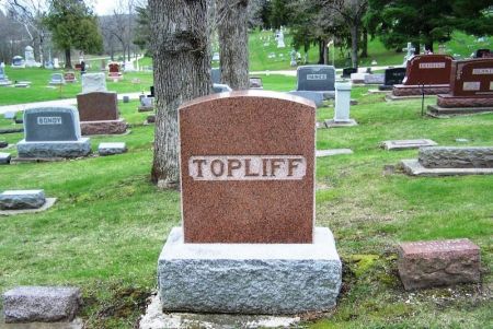 TOPLIFF, CHARLES L. FAMILY STONE - Winneshiek County, Iowa | CHARLES L. FAMILY STONE TOPLIFF 