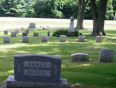 VANCE - ROSELL, FAMILY STONE - Winneshiek County, Iowa | FAMILY STONE VANCE - ROSELL 