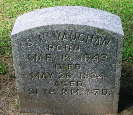 VAUGHAN, B. H. - Winneshiek County, Iowa | B. H. VAUGHAN 