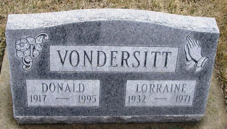 VONDERSITT, LORRAINE - Winneshiek County, Iowa | LORRAINE VONDERSITT 
