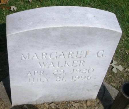 WALKER, MARGARET G. - Winneshiek County, Iowa | MARGARET G. WALKER 