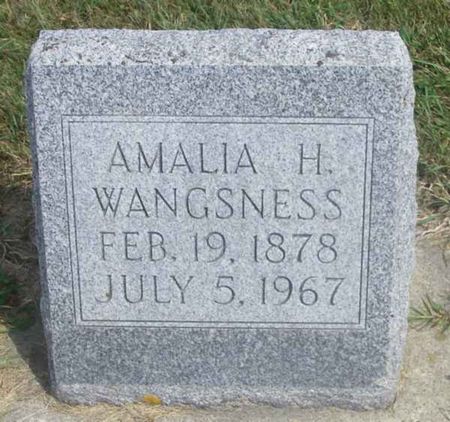 WANGSNESS, AMALIA H. - Winneshiek County, Iowa | AMALIA H. WANGSNESS 