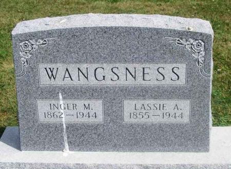 WANGSNESS, INGER M. - Winneshiek County, Iowa | INGER M. WANGSNESS 