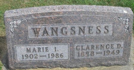 WANGSNESS, MARIE I. - Winneshiek County, Iowa | MARIE I. WANGSNESS 