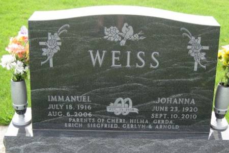 HENKE WEISS, JOHANNA KLARA - Winneshiek County, Iowa | JOHANNA KLARA HENKE WEISS 
