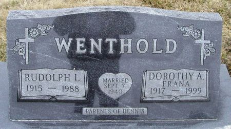 FRANA WENTHOLD, DOROTHY A. - Winneshiek County, Iowa | DOROTHY A. FRANA WENTHOLD 