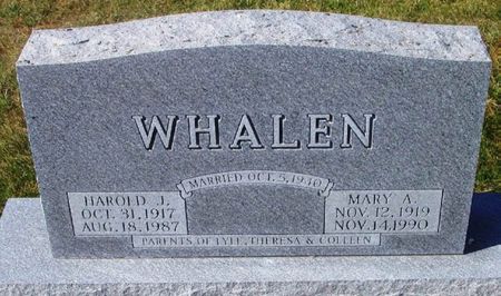 WHALEN, HAROLD J. - Winneshiek County, Iowa | HAROLD J. WHALEN 