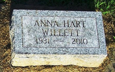 HART WILLETT, ANNA - Winneshiek County, Iowa | ANNA HART WILLETT 