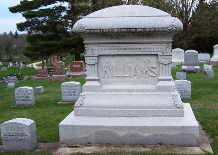 WILLIAMS, CYRUS FAMILY STONE - Winneshiek County, Iowa | CYRUS FAMILY STONE WILLIAMS 