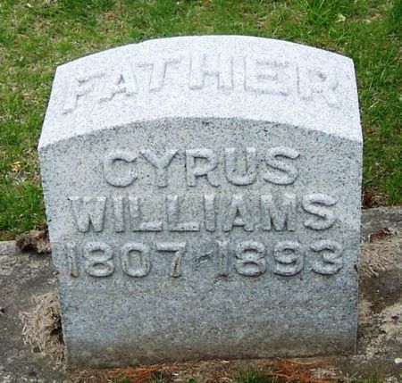 WILLIAMS, CYRUS - Winneshiek County, Iowa | CYRUS WILLIAMS 