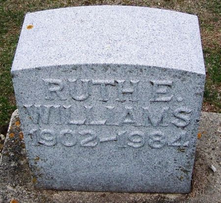 WILLIAMS, RUTH E. - Winneshiek County, Iowa | RUTH E. WILLIAMS 