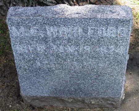 WOHLFORD, M. E. - Winneshiek County, Iowa | M. E. WOHLFORD 