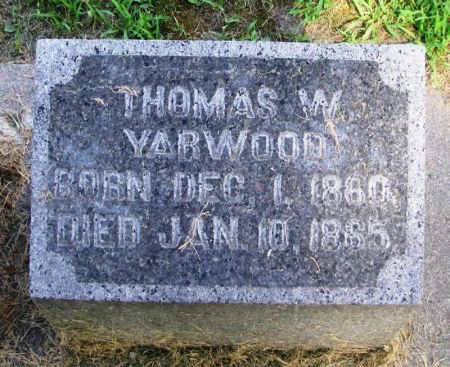 YARWOOD, THOMAS W. - Winneshiek County, Iowa | THOMAS W. YARWOOD 