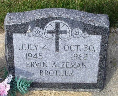 ZEMAN, ERVIN A. - Winneshiek County, Iowa | ERVIN A. ZEMAN 