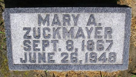 ZUCKMAYER, MARY A. - Winneshiek County, Iowa | MARY A. ZUCKMAYER 