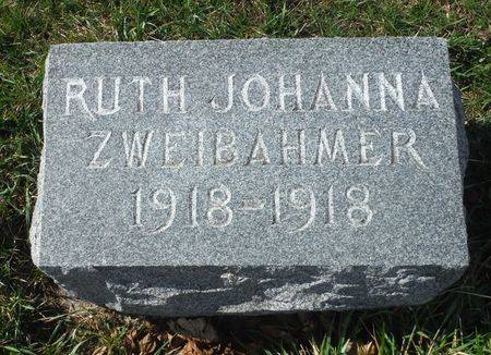 ZWEIBAHMER, RUTH JOHANNA - Winneshiek County, Iowa | RUTH JOHANNA ZWEIBAHMER 