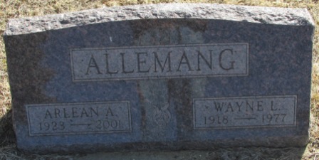 ALLEMANG, ARLEAN A - Woodbury County, Iowa | ARLEAN A ALLEMANG 