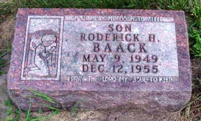 BAACK, RODERICK H - Woodbury County, Iowa | RODERICK H BAACK 