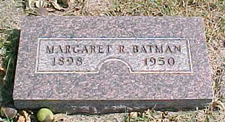 BATMAN, MARGARET R - Woodbury County, Iowa | MARGARET R BATMAN 