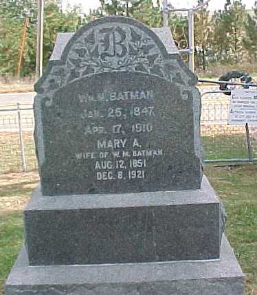 BATMAN, MARY A - Woodbury County, Iowa | MARY A BATMAN 
