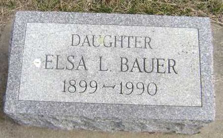 BAUER, ELSA L - Woodbury County, Iowa | ELSA L BAUER 