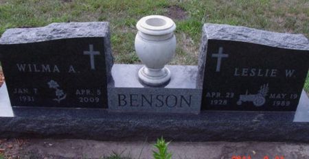 BENSON, LESLIE W - Woodbury County, Iowa | LESLIE W BENSON 