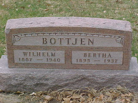 BOTTJEN, WILHELM - Woodbury County, Iowa | WILHELM BOTTJEN 