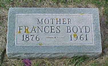 BOYD, FRANCES - Woodbury County, Iowa | FRANCES BOYD 
