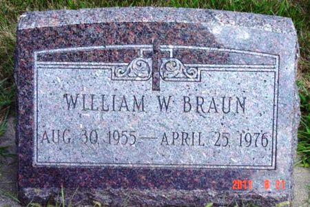 BRAUN, WILLIAM W - Woodbury County, Iowa | WILLIAM W BRAUN 