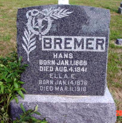 BREMER, ELLA E - Woodbury County, Iowa | ELLA E BREMER 