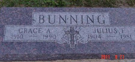 BUNNING, GRACE A - Woodbury County, Iowa | GRACE A BUNNING 