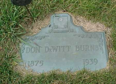 BURNS, DON DEWITT - Woodbury County, Iowa | DON DEWITT BURNS 