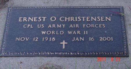 CHRISTENSEN, ERNEST O - Woodbury County, Iowa | ERNEST O CHRISTENSEN 