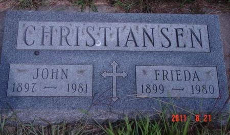 CHRISTIANSEN, FRIEDA - Woodbury County, Iowa | FRIEDA CHRISTIANSEN 