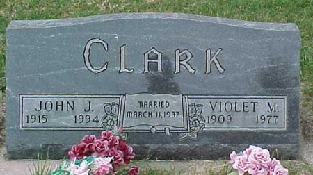 CLARK, VIOLET M - Woodbury County, Iowa | VIOLET M CLARK 