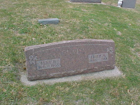 CLAUS, EDITH MINA - Woodbury County, Iowa | EDITH MINA CLAUS 